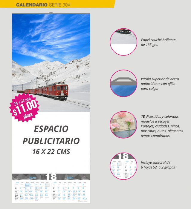 Calendario Serie 24V 